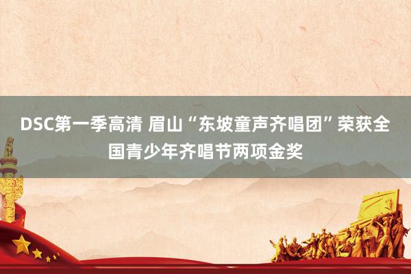 DSC第一季高清 眉山“东坡童声齐唱团”荣获全国青少年齐唱节两项金奖