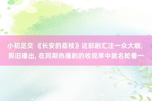 小初足交 《长安的荔枝》这部剧汇注一众大咖， 照旧播出， 在同期热播剧的收视率中就名轮番一